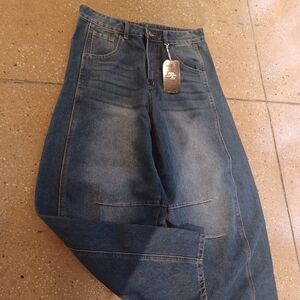 Casual Blue Boyfriend Jeans